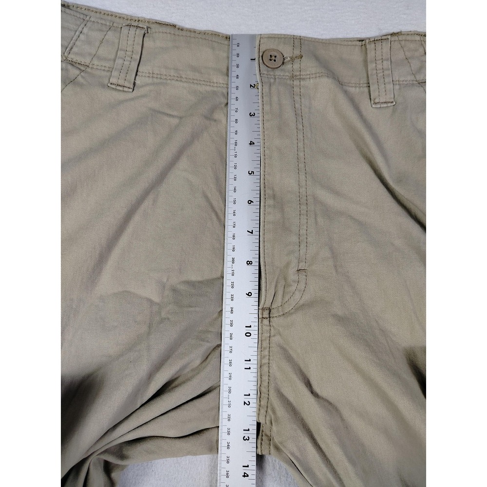 Wrangler Cargo Pants Mens 36 Beige Relaxed Fit Stretch Workwear Utility Outdoors - Picture 9 of 10
